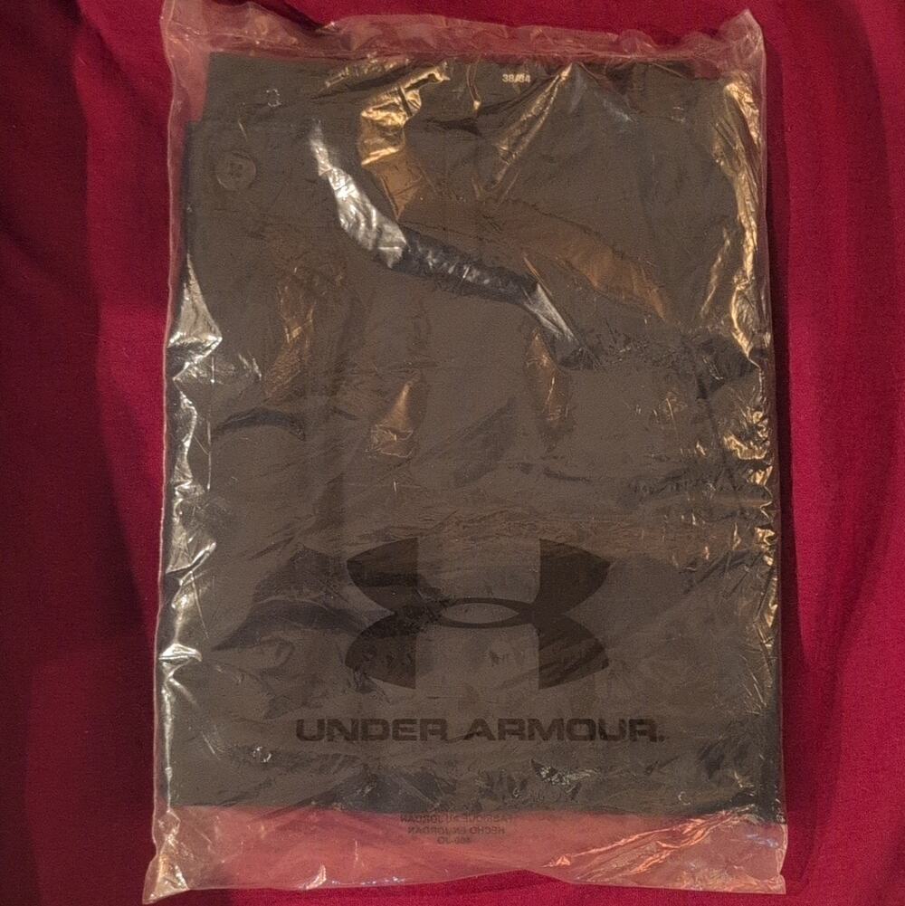 Under Armour UA Matchplay Men's Golf Track Pants Black Solid Pull On 38x34